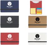 SH1382 Sticky Notes And Flags In Business Card Case With Custom Imprint